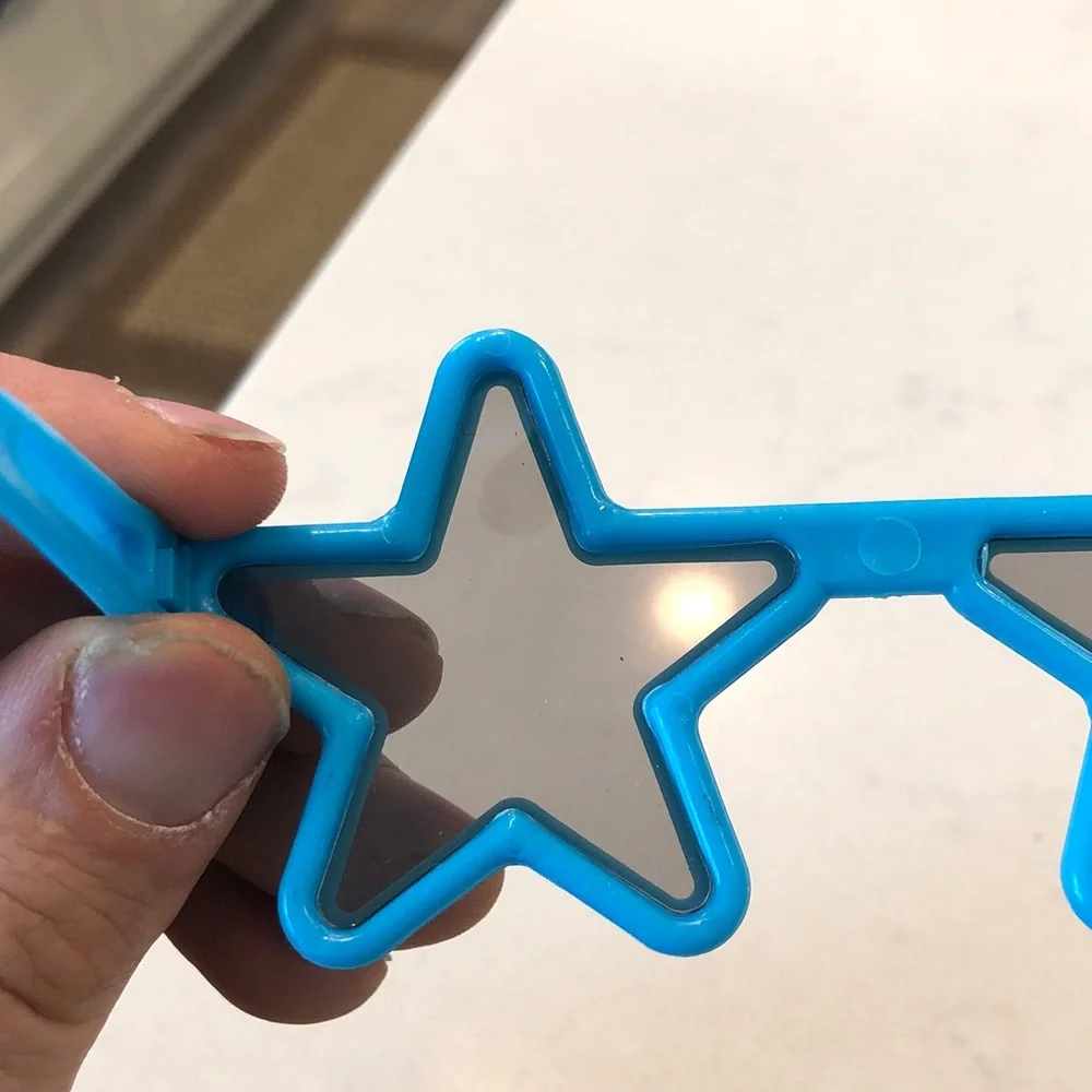 Star-Shaped Blue Sunglasses